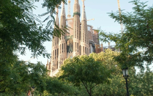 Sunny and Quiet Sagrada Familia