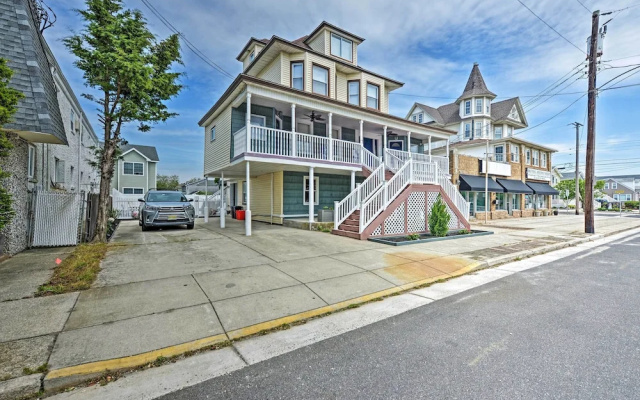 Seaside Wildwood Haven: Walk to Boardwalk/beach!