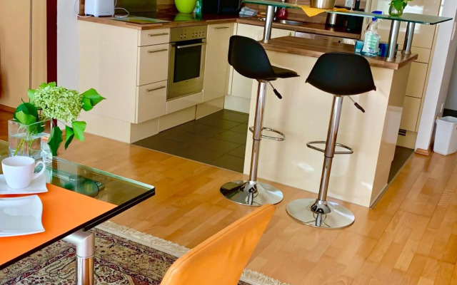 Luxurious city apartment incl garage and terrace