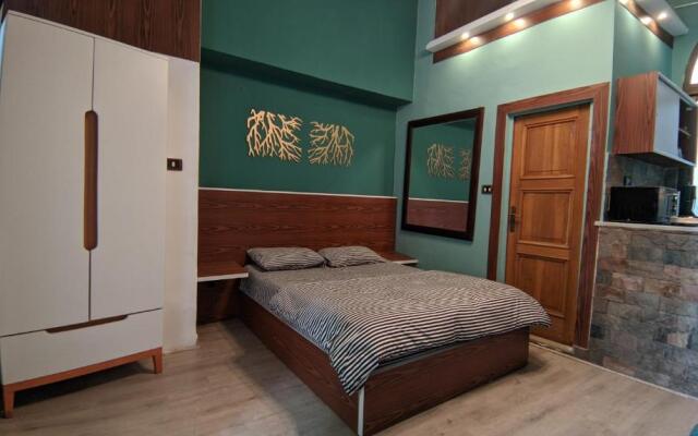 private entrance studio with private garden