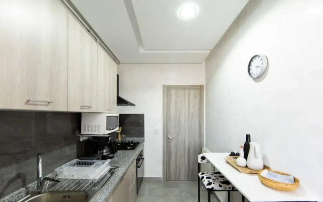 New 1bd With Swimming Pool 5mn to Lac Carthage