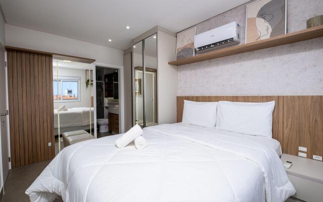 Apto moderno c/churrasqueira nos Ingleses RMA402