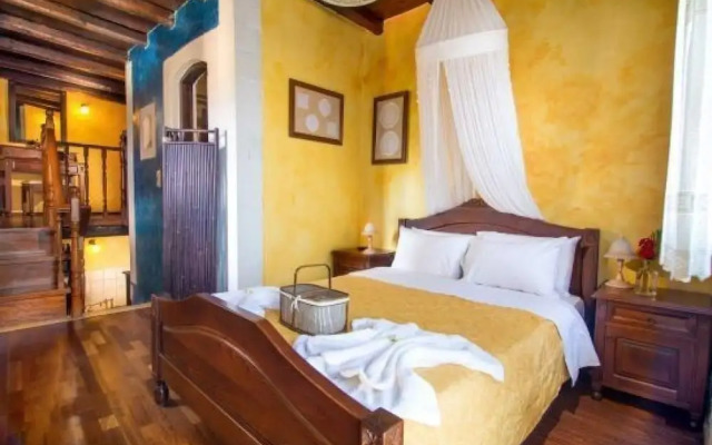 Samonas Traditional Villas Blue Villa Mantzourana - 55m Maisonette