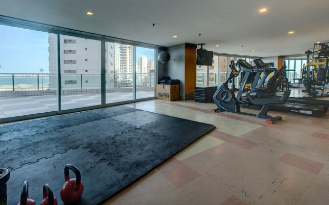 Sea View Praia de Iracema 2 Bedrooms 5 People 200mb Wifi By DM Apartments