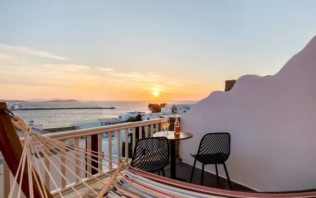 Yalos hotel sunset view