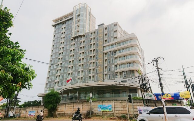 Unique Studio With Folded Bed Amazana Serpong Apartment