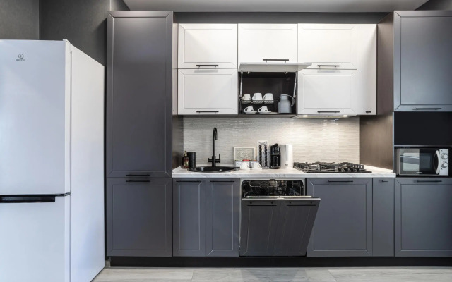 Апартаменты Fishing Vilagge Luxe (Рыбная деревня Люкс) на улице Октябрьская 57