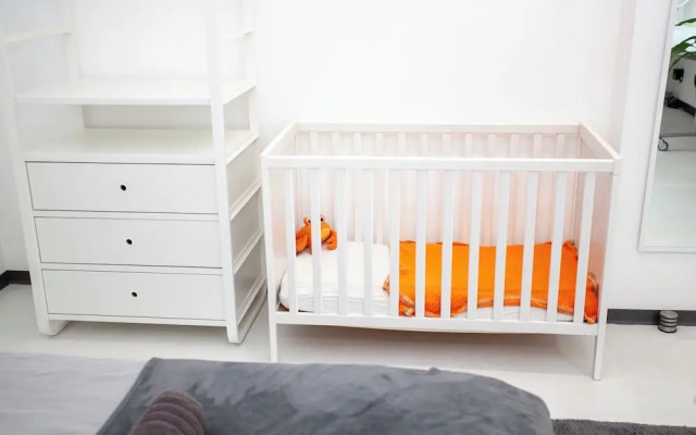 Design Family Apartment in Leiden Center 6p & Baby