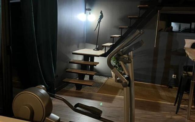 Charmant logement avec jacuzzi et sauna
