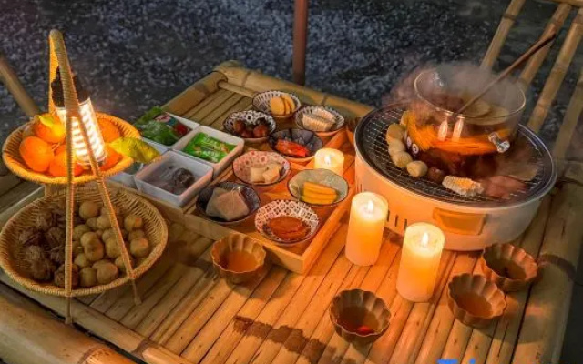 Tranquil Maple Residence Embracing Nature View Resort – Meal – Bijie