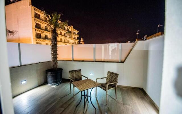 Studio with city view terrace and wifi at Comiso