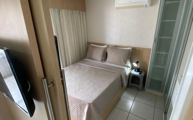 Apto Beira Mar 2 quartos com Maquina de Lavar Roupas