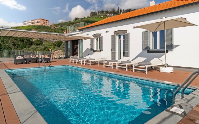 Traditional Villa, A/C, Heated Pool, Sea And Funchal Views Vila Da Portada