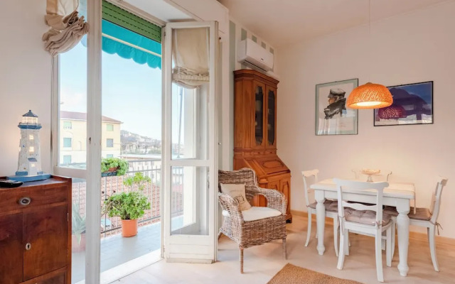 Stylish flat balcony near Rapallo Castle