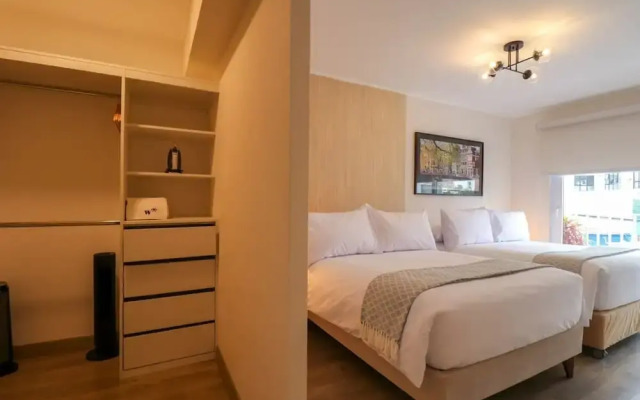 w Cozy 2BR With Balcony Near Parque Kennedy