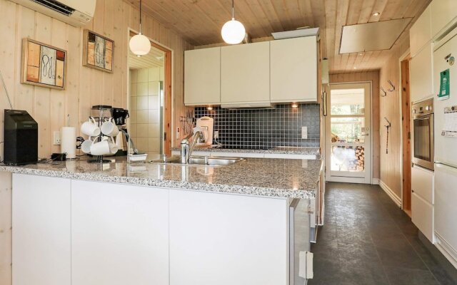 Modern Cabin in Logstor With Fireplace