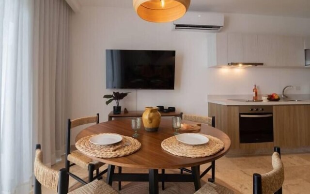 Apartments near the beach pool and gym