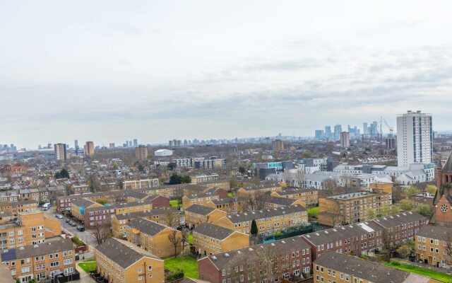 Quirky 1BD Flat W/gym & City Views Dalston!