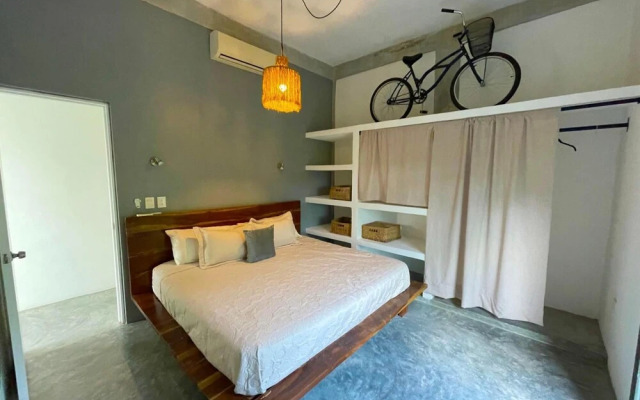 Jungle Duplex in Tulum Centre w Rooftop Patio Pool M