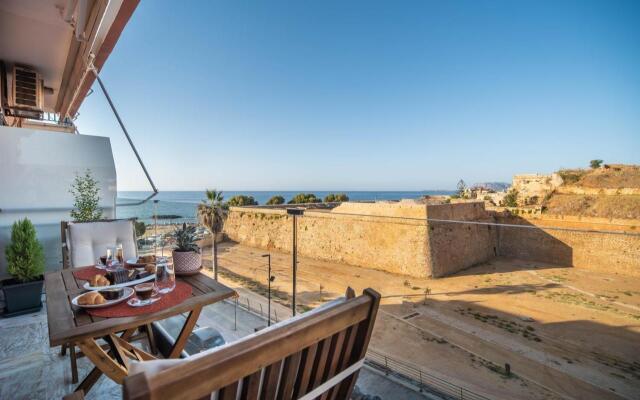 Cretan Sea View Apt 10mins to beach, old town, city