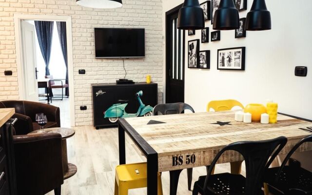 Large Flat/industrial Style/close to Termini