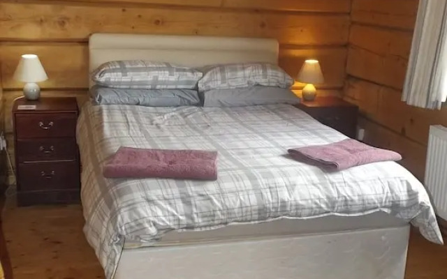 Hand Built log Cabin at Avonvale Holiday Lodges