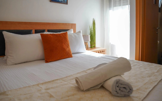 two bed room apartment 5 min walk to the beach