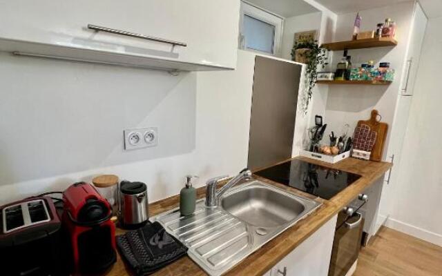 Nid douillet de 45 m2, centre-ville, 2 chambres