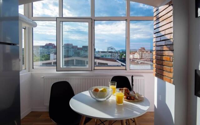 Studio with a view in city center