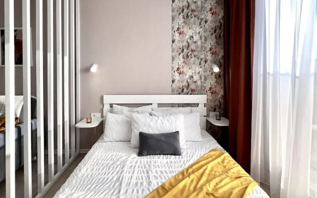 Cozy studio in Art Nouveau style