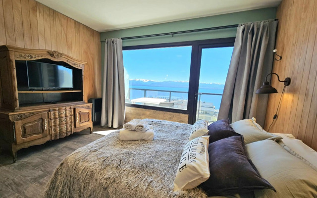 El Suizo II con vista al lago y Terraza