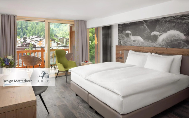 Europe Hotel & Spa – Guest Rooms – Zermatt