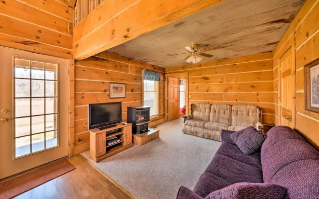 Secluded Spragueville Cabin by ATV Trails & River!