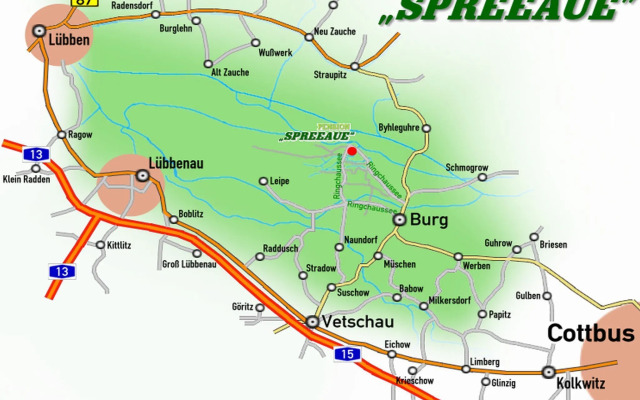 Spreewald - Pension Spreeaue