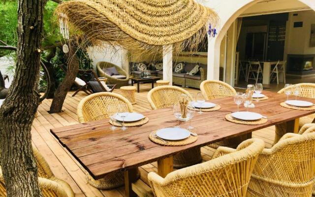 Mas Andalou Fabuleuse première ligne de mer, plage privative