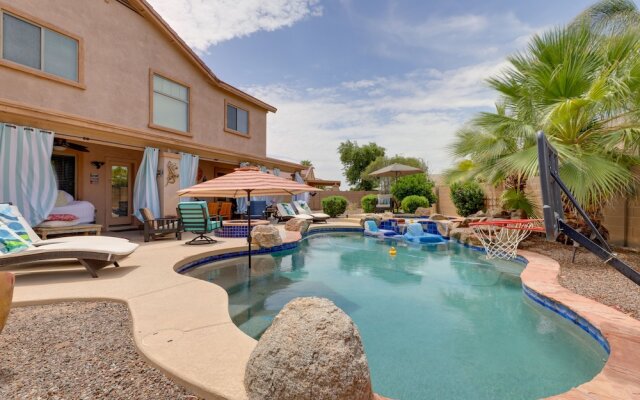 Maricopa Desert Oasis: Fenced Yard w/ Hot Tub