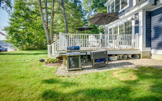 Lakefront Center Ossipee Home w/ Boat Dock!