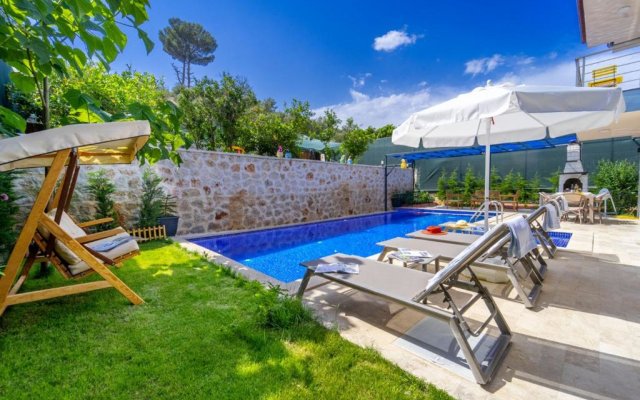 Luxury Duplex Villa with 2 Pools in Kalkan