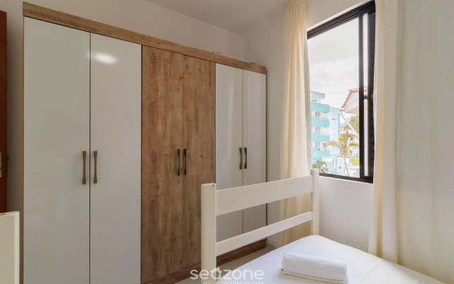 Apto lindo a 350m da Praia de Canasvieiras ACE0201