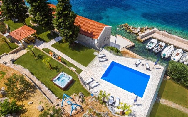 Beachfront Villa Gabriela with Pool