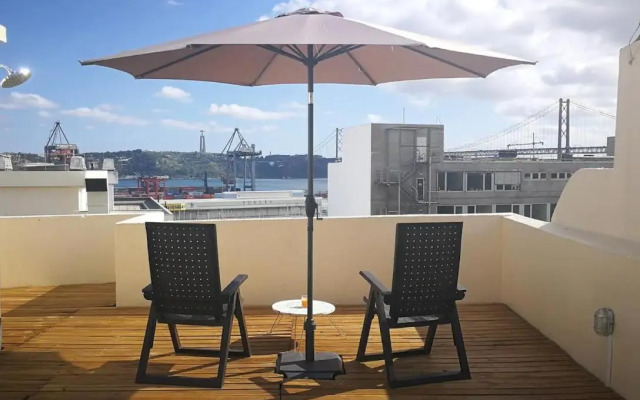 Apartamento sobre o Rio