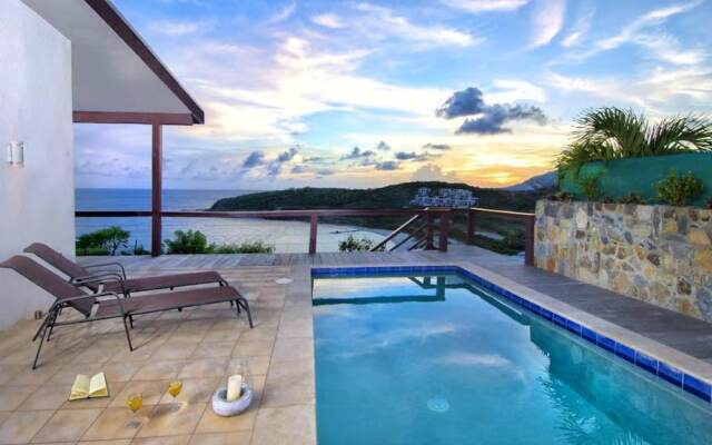 Villa with 3 Bedrooms in Sint Maarten, with Wonderful Sea View, Private Pool, Terrace - 200 M From the Beach