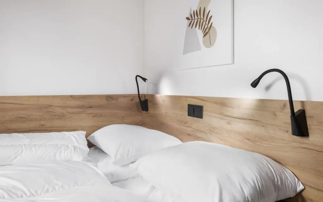 Luxurious villa with a garden surrounded by nature