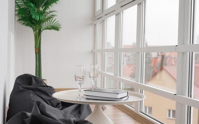 Apartments in Turist Centre of Kaliningrad (With the Botanic Garden View)