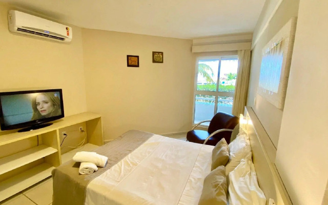 Terrazzo 110 Ponta Negra Praia Flat - NBI - 54 m2 - Smart Tv