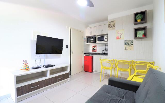 Maravilhoso apto wi-fi e vista para o mar - HB06F