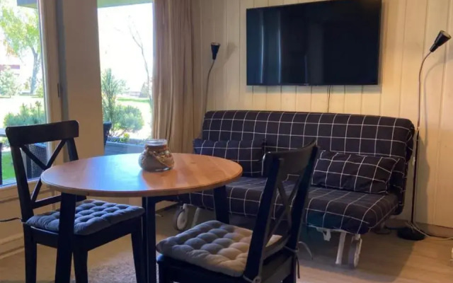 Lagoon-view apartment in Preila