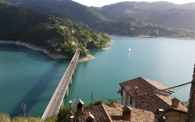 Village on the lake
