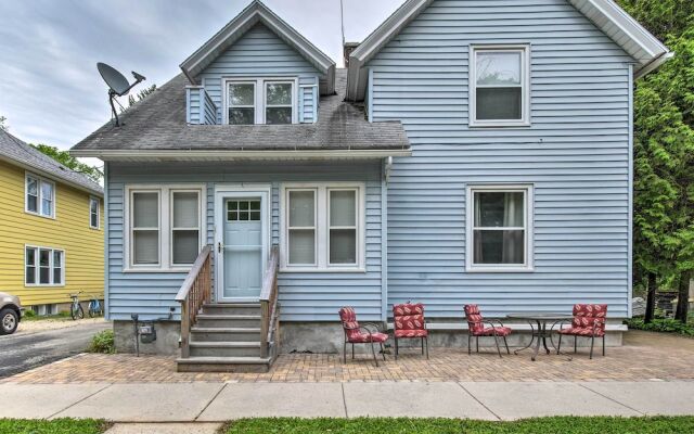 Walkable Lake Elkhart Apt: Dine, Shop, Swim!