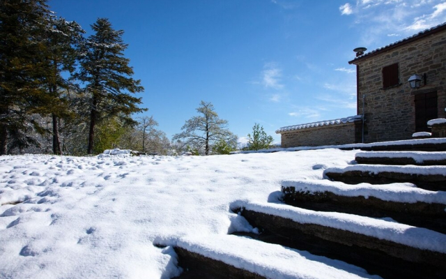 Casale Belvedere con piscina nel bosco